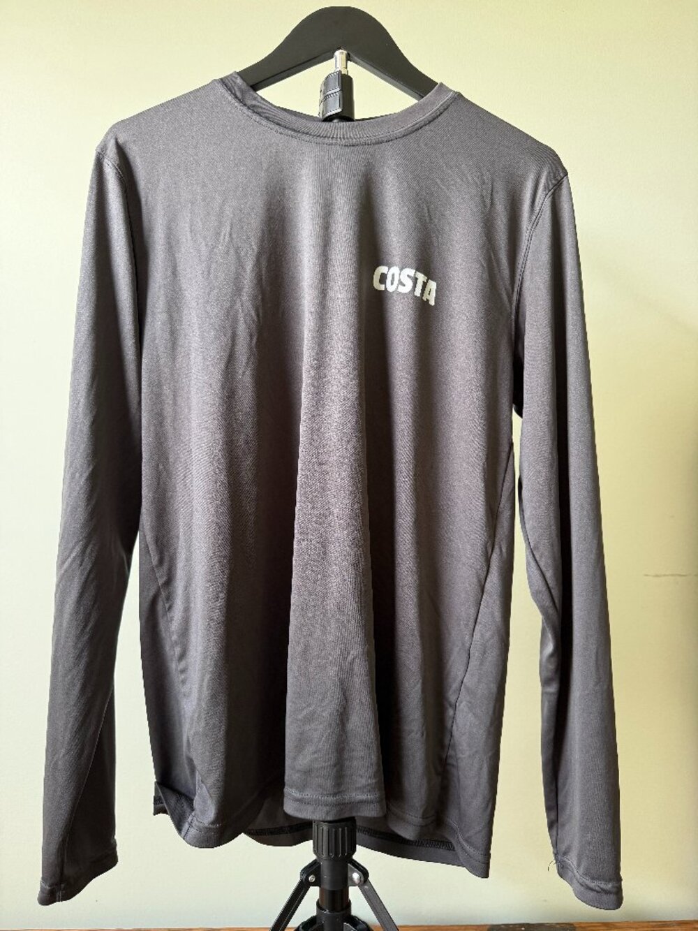 Costa Performance Long Sleeve Shirt Gray Men's Medium Fishing UV